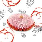 Image illustrant la recette du Saint honoré Fraise Riquette
